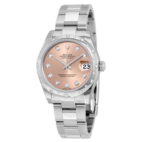 rolex oyster perpetual datejust pink face